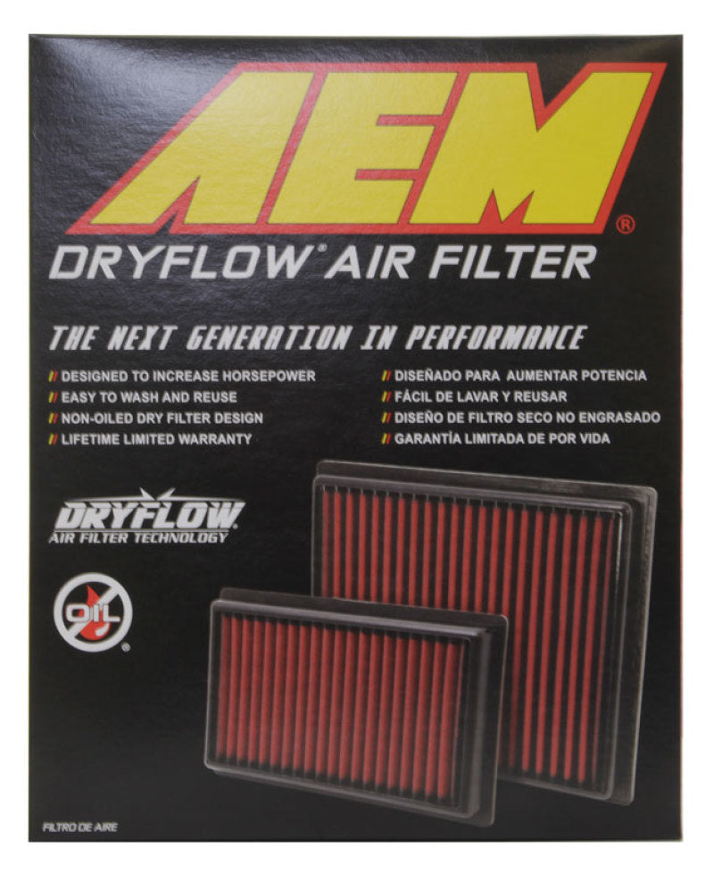 AEM 12-20 Chevrolet Malibu 1.5L/1.8L/2.0L DryFlow Air Filter - awdtuningtx