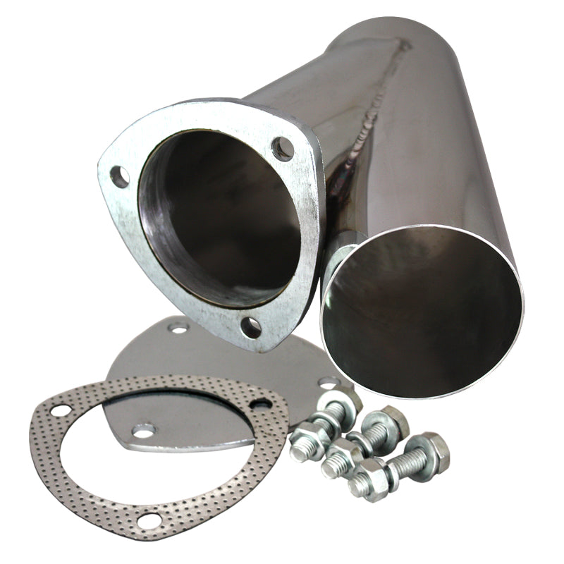 QTP 3.5in Weld-On QTEC Exhaust Cutout Y-Pipe - awdtuningtx