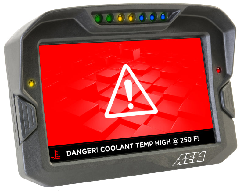 AEM CD-7 Non Logging GPS Enabled Race Dash Carbon Fiber Digital Display w/o VDM (CAN Input Only) - awdtuningtx