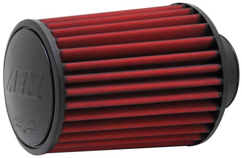 AEM 2.75in Flange ID x 6.25in Base OD x 7in H DryFlow Conical Air Filter - awdtuningtx