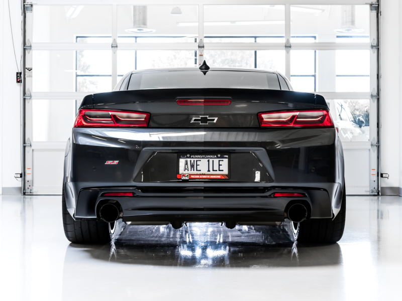 AWE Tuning 16-19 Chevrolet Camaro SS Axle-back Exhaust - Touring Edition (Diamond Black Tips) - awdtuningtx