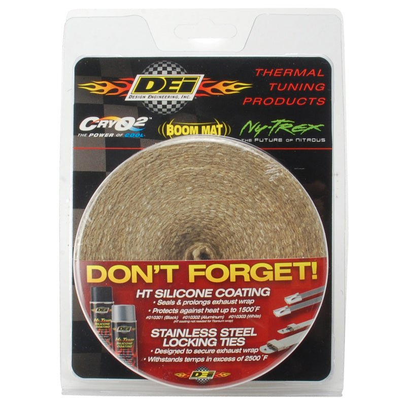 DEI Exhaust Wrap 2in x 25ft - Tan - awdtuningtx
