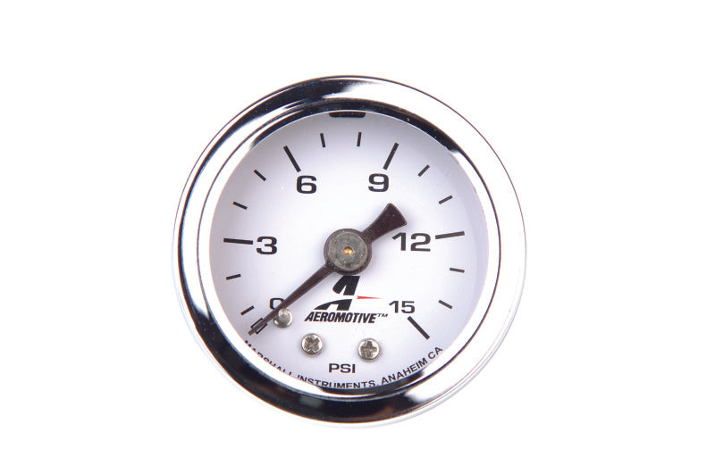 Aeromotive 0-15 PSI Fuel Pressure Gauge - awdtuningtx