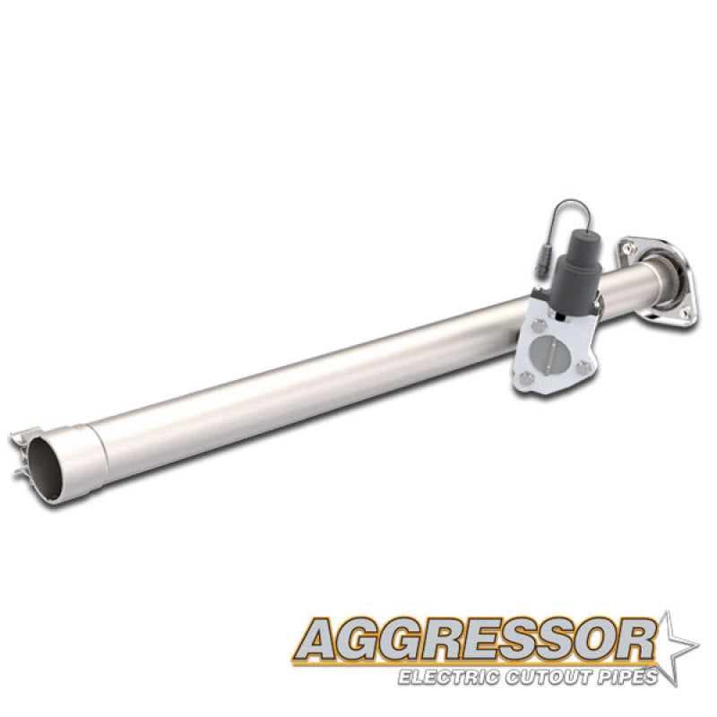 QTP 15-18 Ford F-150 CC/EC Standard Bed 2.5in 304SS Aggressor Cutout Mid Pipe - awdtuningtx