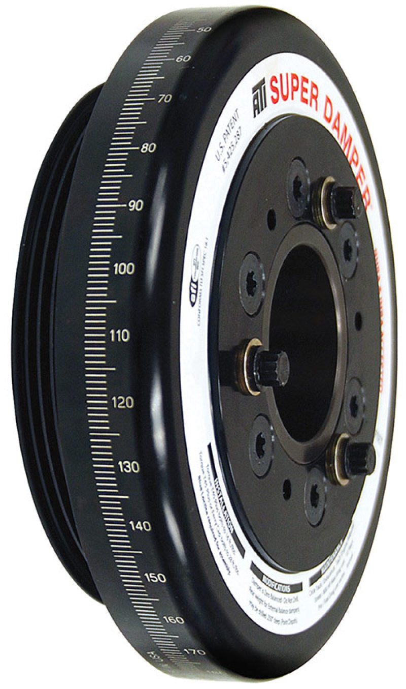 ATI Damper - 7.074in - Alum - Honda D - 4 Grv Rear Alum uminum Pulley - 10 Percent Underdrive - awdtuningtx