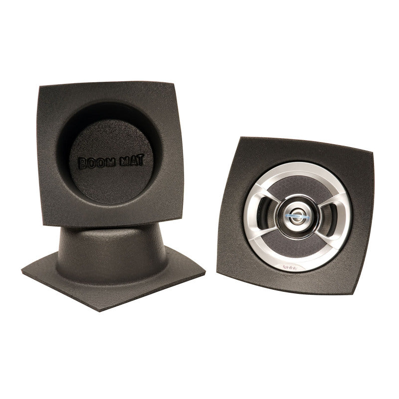 DEI Speaker Baffles 5.25in Round 6.5in Wide 6.5 Height 2.5in Deep Pair - awdtuningtx
