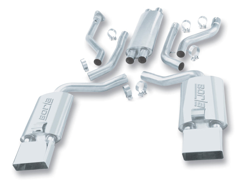 Borla 92-96 Chevrolet Corvette Hatchback/Conv 5.7L 8cyl 4/6 Spd Touring SS Catback Exhaust - awdtuningtx