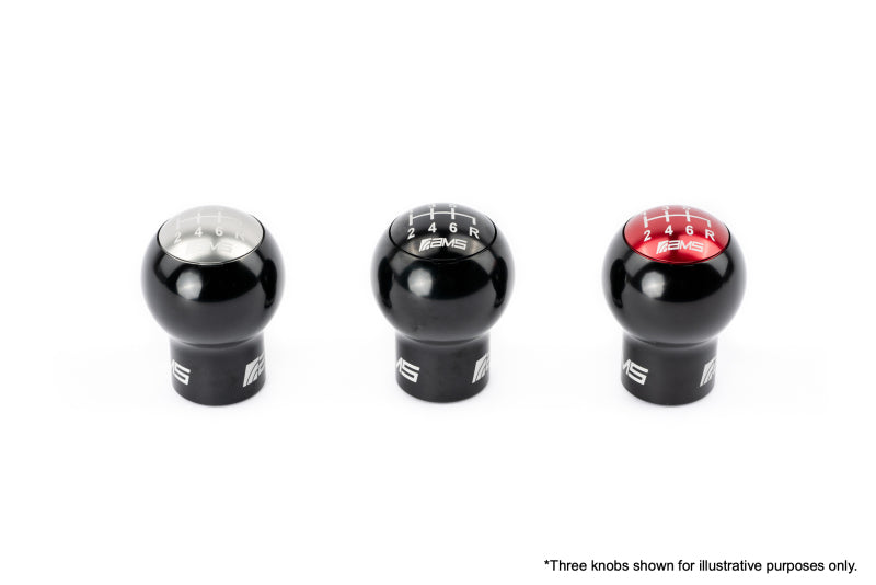 AMS Performance Subaru WRX/STi 6-Speed Billet Shift Knob (Incl Red, Black, & Gunmetal Cap) - awdtuningtx