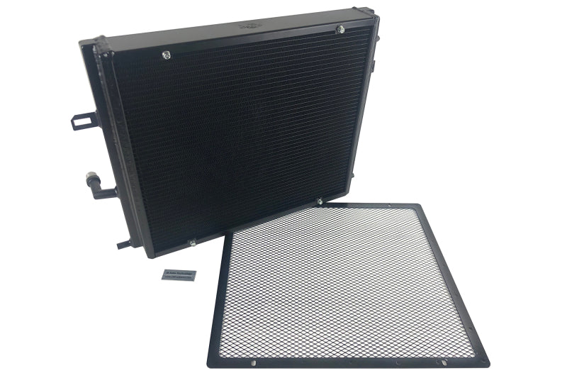 CSF BMW B58/B48 Front Mount Triple-Pass Heat Exchanger w/Rock Guard - Black - awdtuningtx