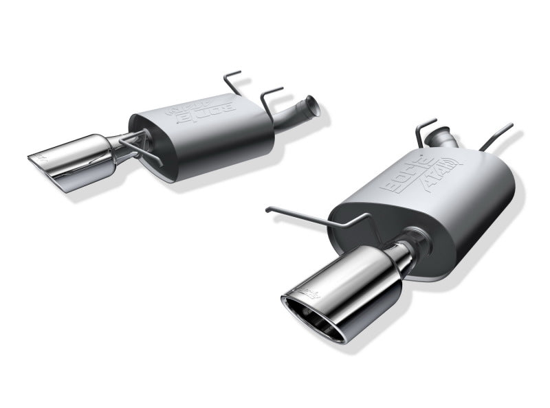 Borla 11-14 Ford Mustang 3.7L 6cyl Aggressive ATAK Exhaust (rear section only) - awdtuningtx