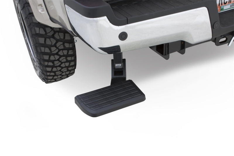 AMP Research 17-22 Ford F-250/350/450 SprDty (450 w/No Vib. Damp Installed) Driv. Side BedStep - Blk - awdtuningtx