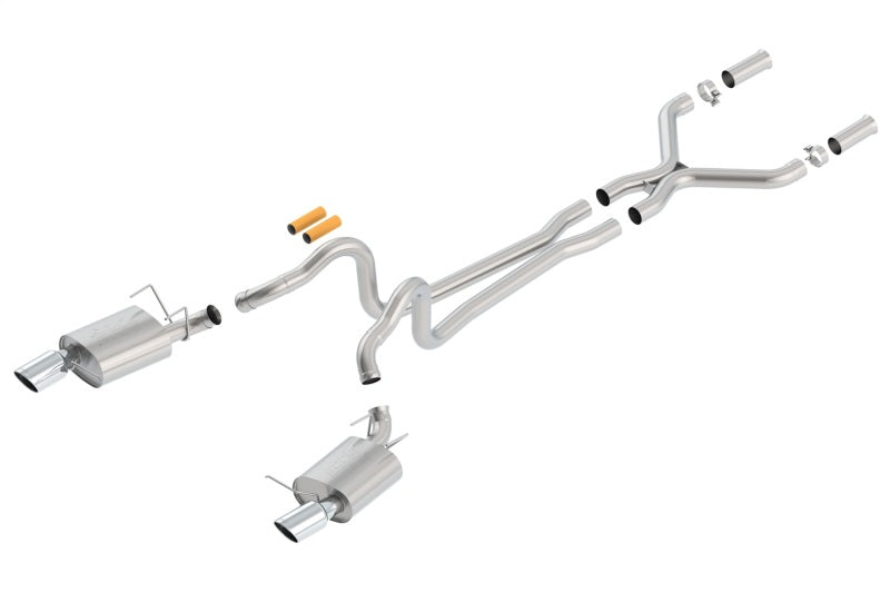 Borla 13-14 Mustang GT/Boss 302 5.0L V8 RWD Single Split Rear Exit ATAK Catback Exhaust - awdtuningtx