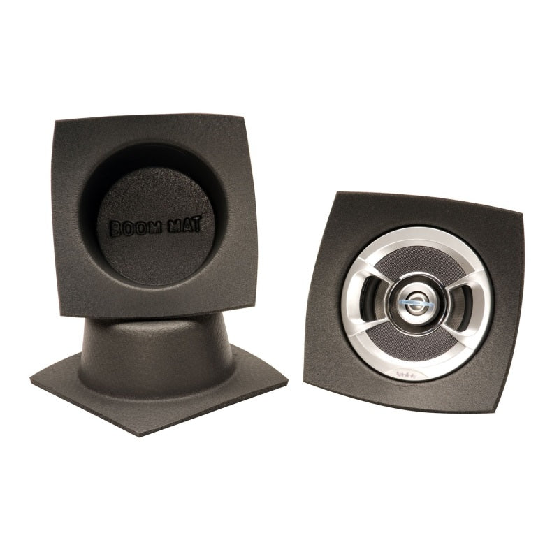 DEI Speaker Baffles 5.25in Round 6.5in Wide 6.5 Height 2.5in Deep Pair - awdtuningtx