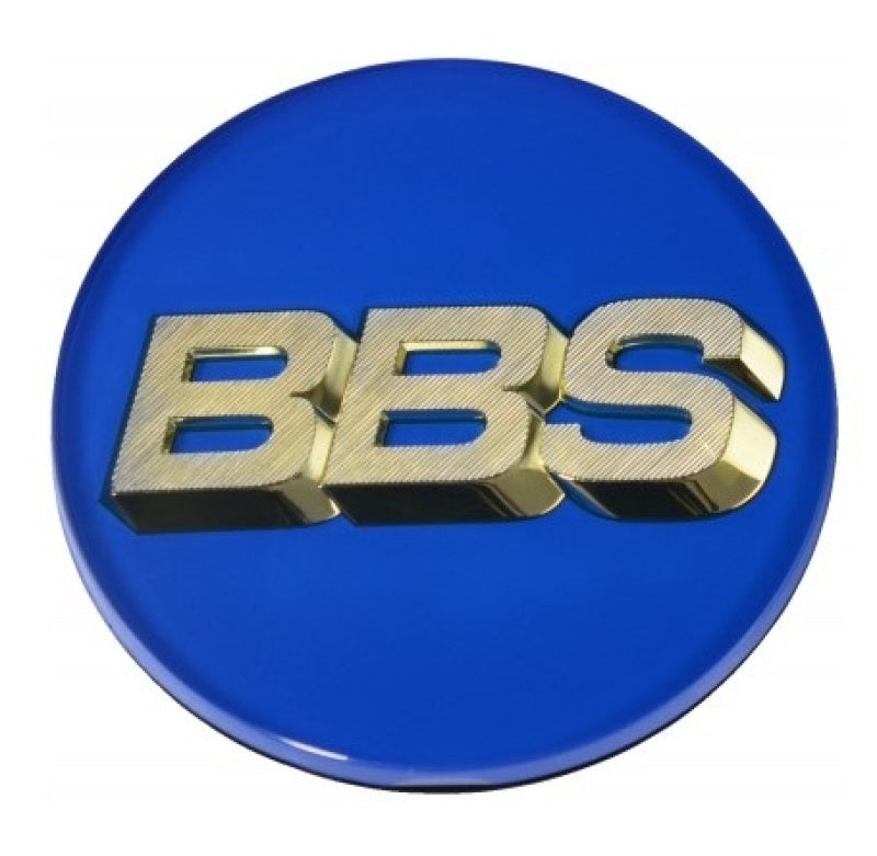 BBS Center Cap 70.6mm Blue/Gold (4-Tab) - awdtuningtx