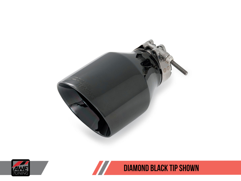 AWE Tuning VW MK7 Golf 1.8T Track Edition Exhaust w/Diamond Black Tips (90mm) - awdtuningtx