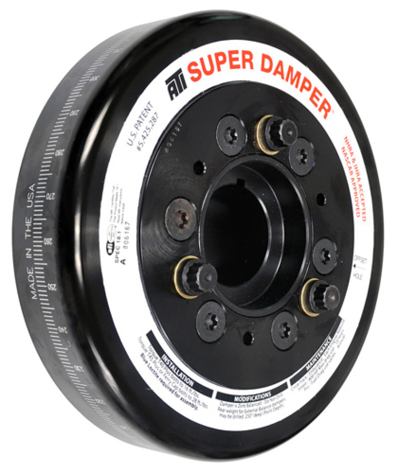 ATI Damper - 7.57in - Alum - 20+ Ford 7.3L Godzilla - OEM Size - (2) 6 Groove - 5 Ring - awdtuningtx