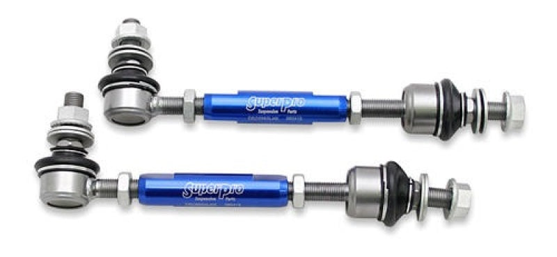 SuperPro 2003 Lexus GX470 Base Rear HD Adjustable End Link Set - 10mm Studs - awdtuningtx