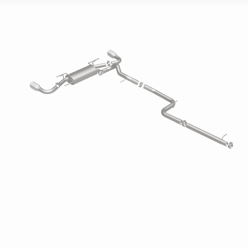 MagnaFlow 10-12 Mazda 3 L4 2.5L Hatchback Split Rear Exit Stainless Cat Back Performance Exhaust - awdtuningtx