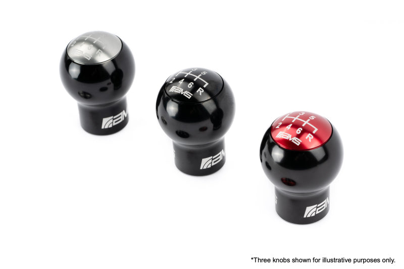 AMS Performance Subaru WRX/STi 6-Speed Billet Shift Knob (Incl Red, Black, & Gunmetal Cap) - awdtuningtx