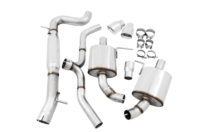 AWE Tuning VW MK7 Golf Alltrack/Sportwagen 4Motion Touring Edition Exhaust - Polished Silver Tips - awdtuningtx