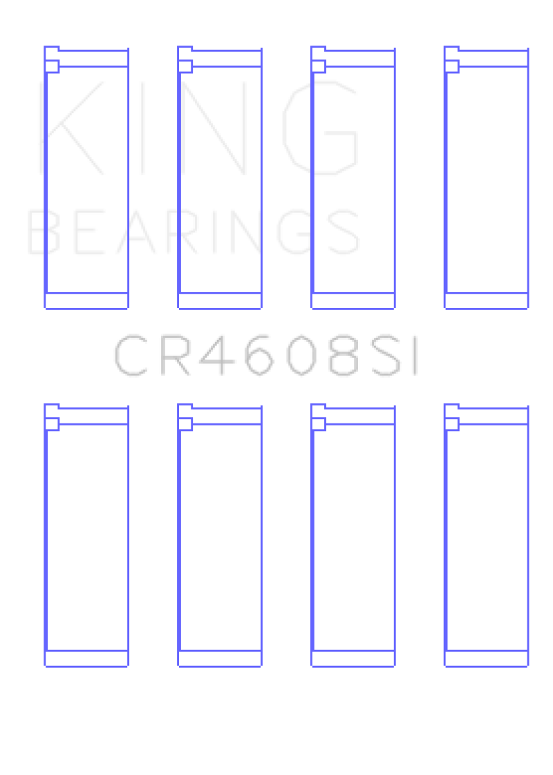 King Toyota 2ZZ-GE (Standard Size) Connecting Rod Bearing Set (Set of 4) - awdtuningtx