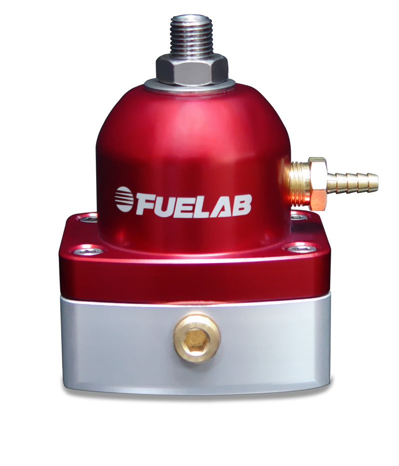 Fuelab 535 EFI Adjustable Mini FPR 25-90 PSI (2) -6AN In (1) -6AN Return - Red - awdtuningtx