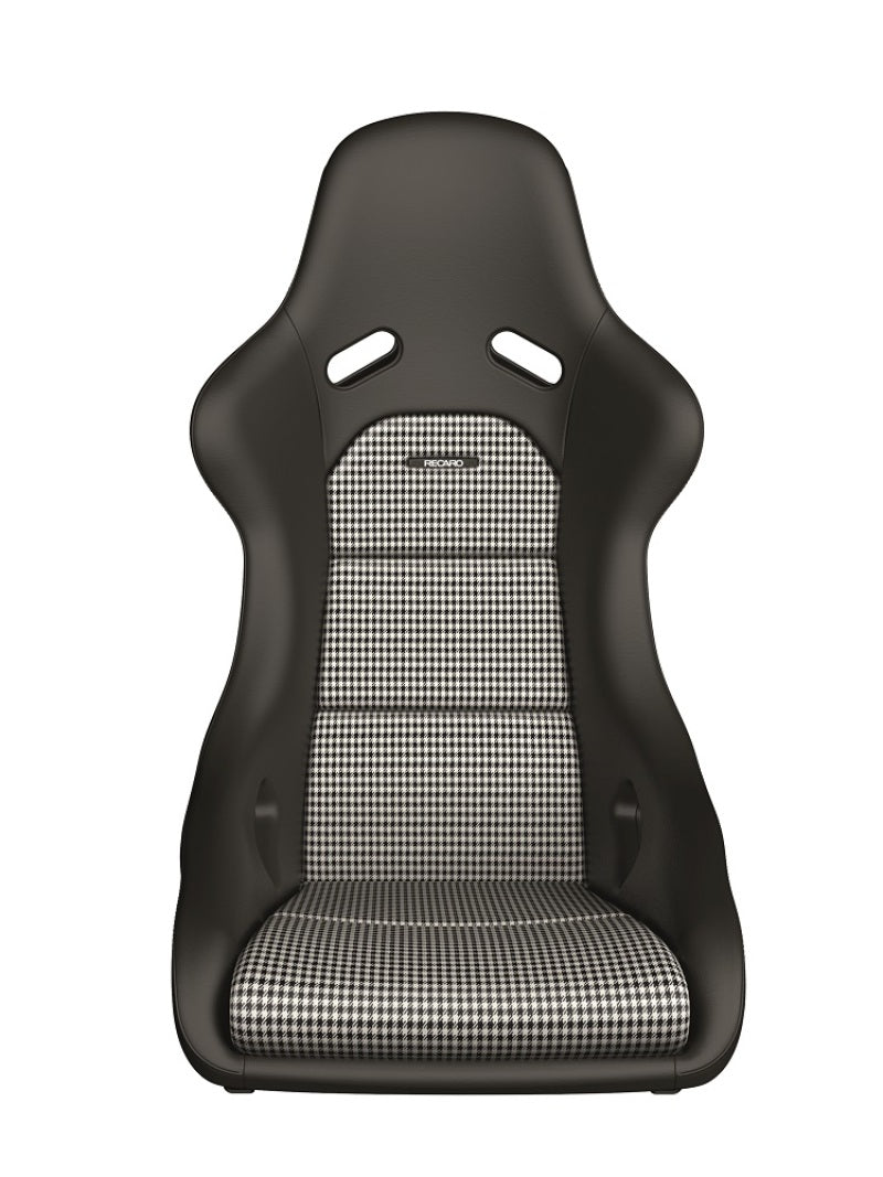 Recaro Classic Pole Position ABE Seat - Black Leather/Pepita Fabric - awdtuningtx