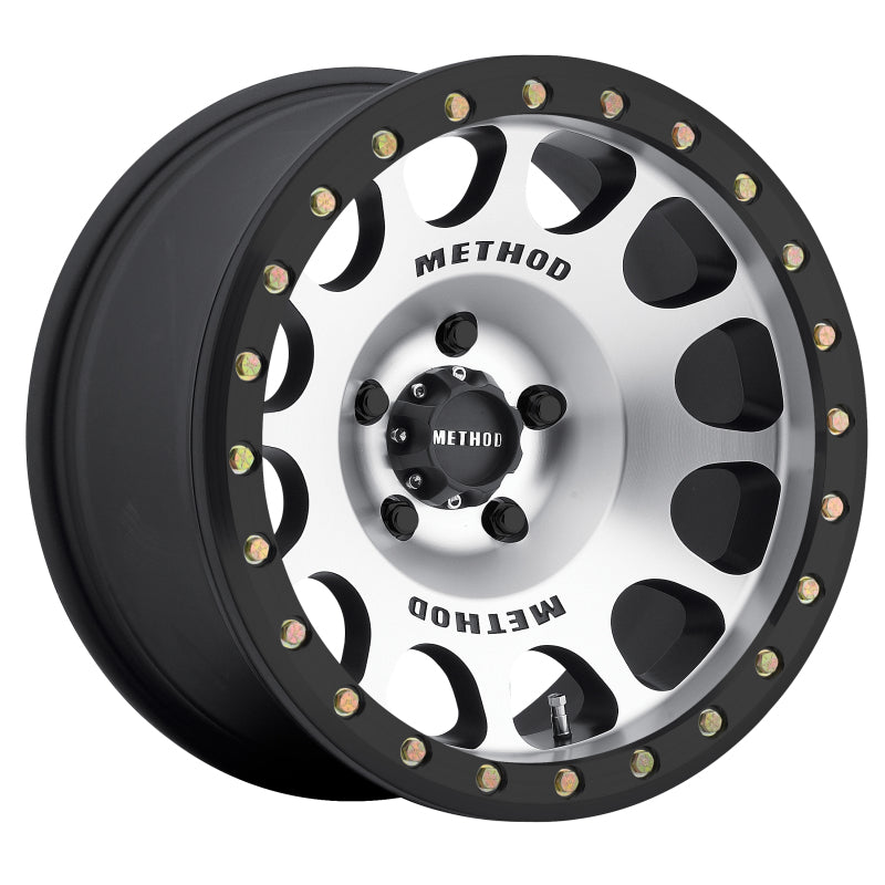 Method MR105 Beadlock 17x9 -38mm Offset 5x5 71.5mm CB Machined w/Matte Black Ring Wheel - awdtuningtx