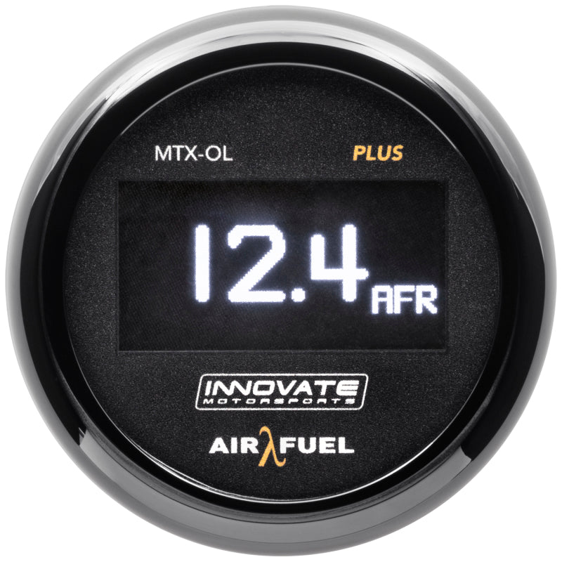 Innovate MTX-OL PLUS Wideband Digital Air/Fuel Ratio OLED Gauge Kit 8ft w/O2 Sensor - awdtuningtx