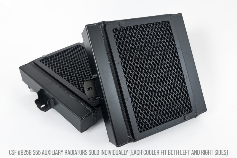 CSF BMW F8X M3/M4/M2C Auxiliary Radiators w/ Rock Guards (Sold Individually - Fits Left and Right - awdtuningtx