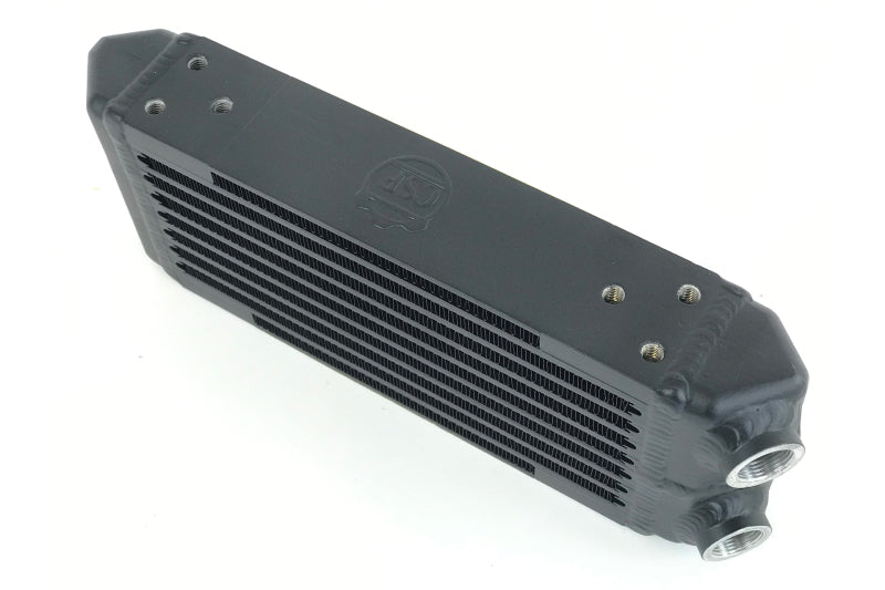 CSF Universal Dual-Pass Oil Cooler - M22 x 1.5 - 13in L x 4.75in H x 2.16in W - awdtuningtx