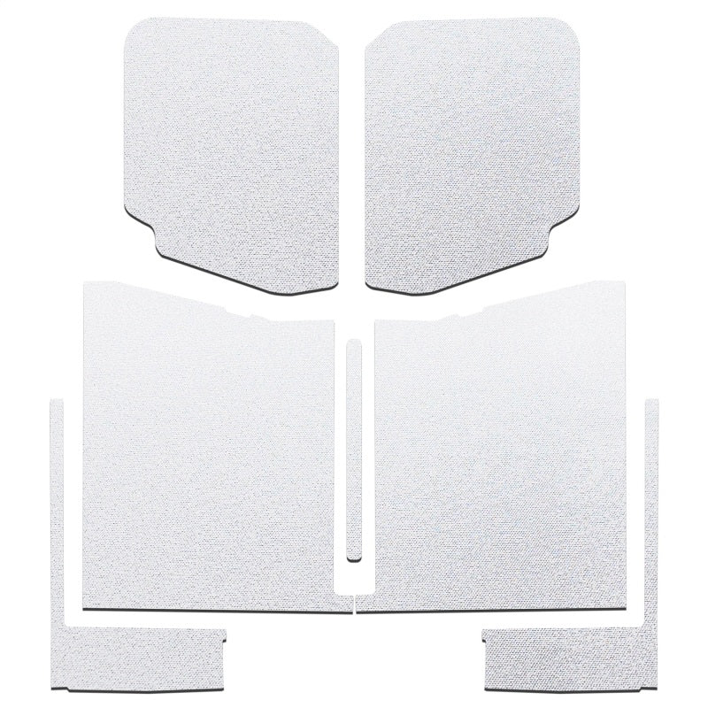 DEI 20-22 Jeep Gladiator JT 4-Door Boom Mat Complete Headliner Kit - 7 Piece - White - awdtuningtx