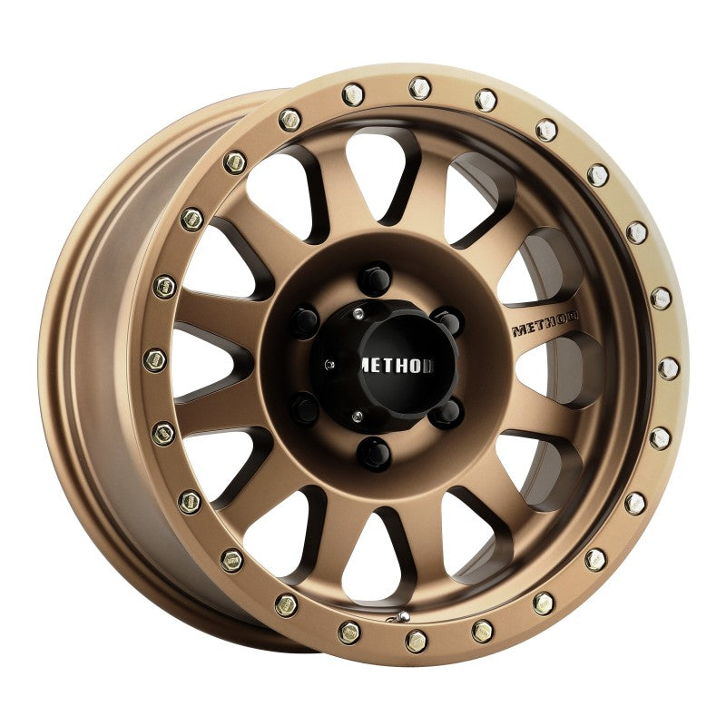 Method MR304 Double Standard 17x8.5 0mm Offset 6x135 94mm CB Method Bronze Wheel - awdtuningtx
