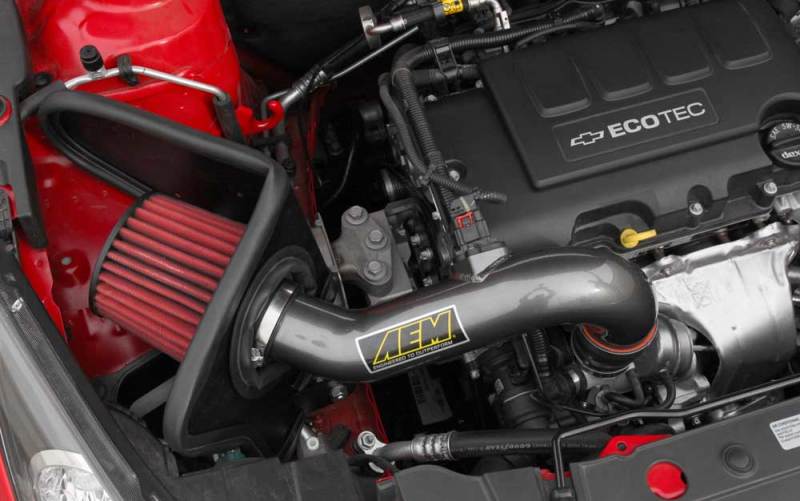 AEM 2011-2014 Chevrolet Cruze 1.4L - Cold Air Intake System - Gunmetal Gray - awdtuningtx