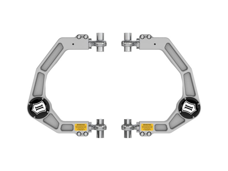 ICON 21-23 Ford F150 Billet Front Upper Control Arms DJ Pro Kit - awdtuningtx