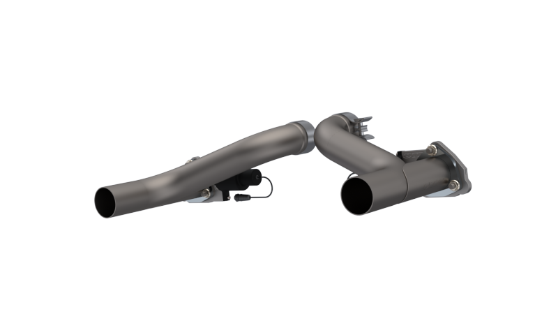 QTP 10-15 Chevrolet Camaro SS 6.2L 2.5in 304SS Aggressor Cutout Dual Mid Pipes - awdtuningtx