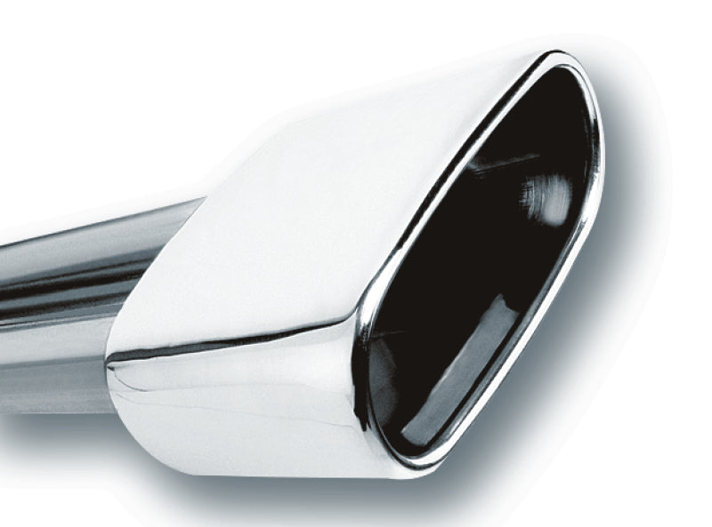 Borla 2.5in Inlet 6.69in x 3in Rectangular Rolled Angle Cut Single Inlet x 5.63in Long Exhaust Tip - awdtuningtx