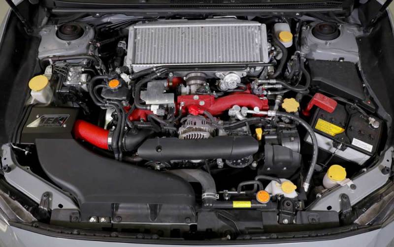 AEM Induction 2019 Subaru WRX STI 2.5L Cold Air Intake - Wrinkle Red - awdtuningtx