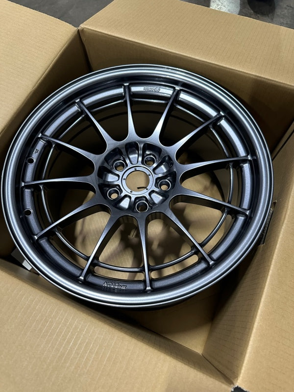 Enkei NT03+M 18x9.5 5x114.3 40mm Offset 72.6mm Bore Gunmetal Wheel - awdtuningtx