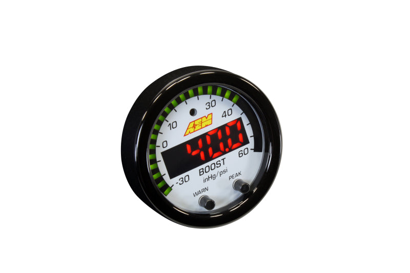 AEM X-Series Boost Pressure -30inHg 60psi Gauge Kit - awdtuningtx