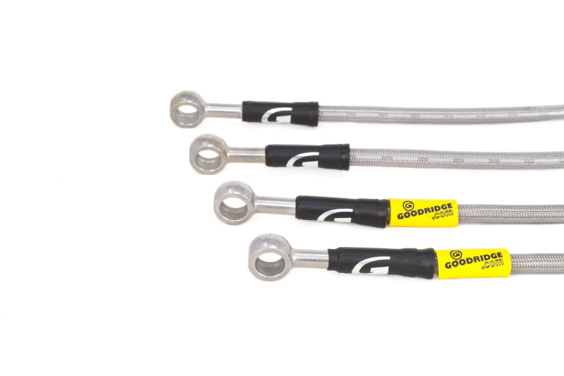 Goodridge 08-14 Subaru Impreza STi w/ Brembo Calipers Stainless Steel Brake Lines Kit - awdtuningtx