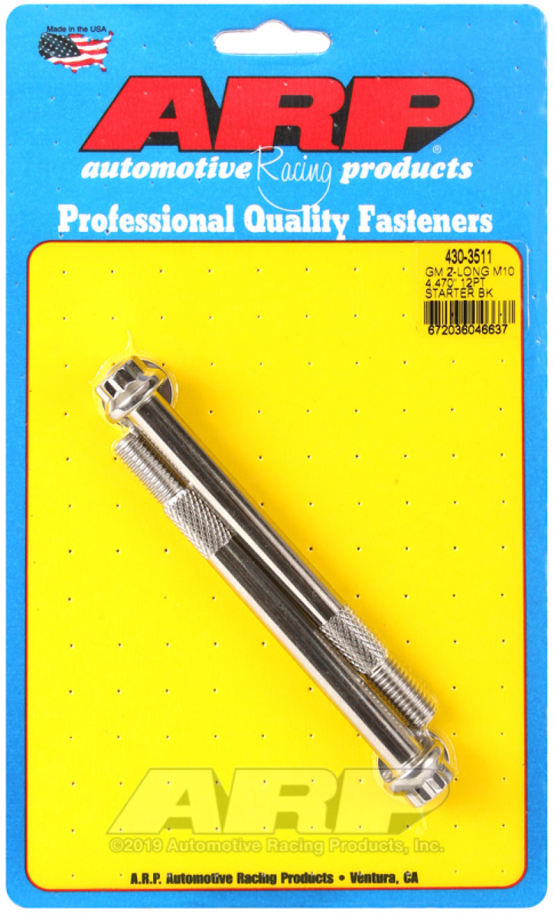 ARP GM M10 X 4.470in 12pt SS Starter Bolt Kit - awdtuningtx