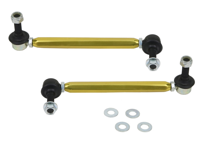 Whiteline Universal Sway Bar - Link Assembly Heavy Duty Adjustable 12mm Steel Ball/Ball Style - awdtuningtx