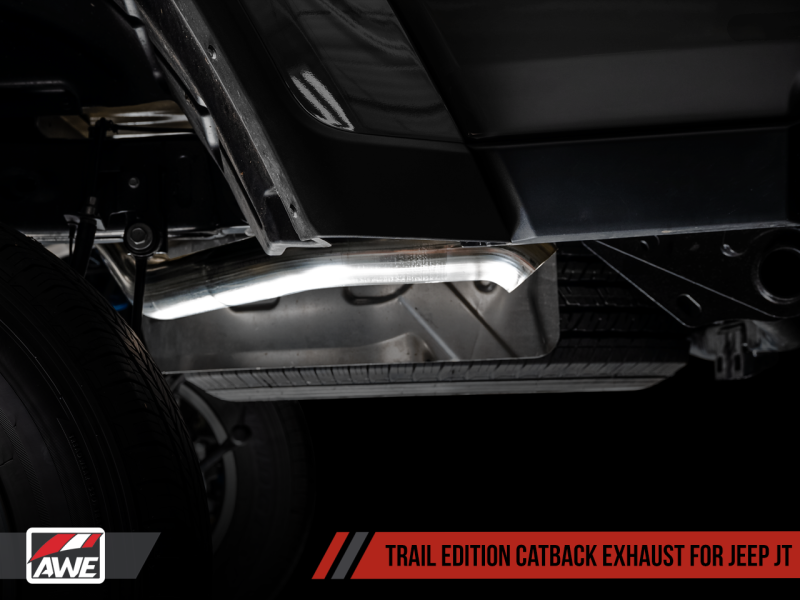 AWE Tuning 20-21 Jeep Gladiator JT 3.6L Trail Edition Cat-Back Exhaust - awdtuningtx