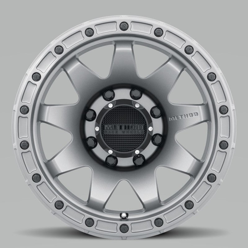 Method MR317 20x9 +18mm Offset 8x6.5 130.81mm CB Matte Titanium Wheel - awdtuningtx