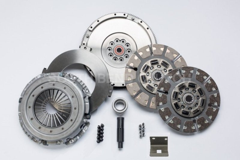 South Bend Clutch 08-09 Ford 6.4L ZF-6 Street Dual Disc Clutch Kit - awdtuningtx