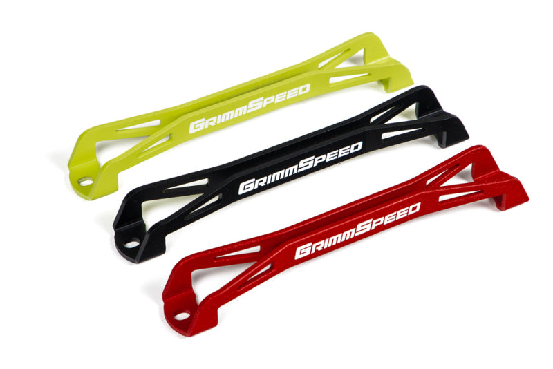 GrimmSpeed 08-18 Subaru WRX/STI Lightweight Battery Tie Down - Red - awdtuningtx