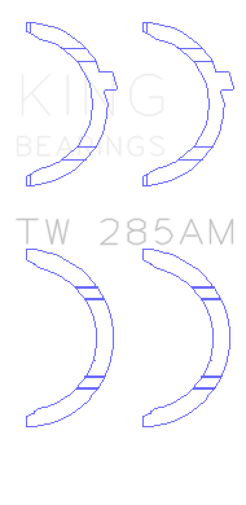 King 94-01 Toyota 2.4L 2RZ-FE / 2.7L 3RZ-FE Thrust Washer Set - awdtuningtx
