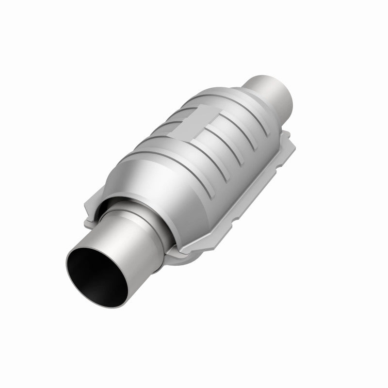 MagnaFlow Conv Univ 3in Inlet/Outlet Center/Center Round 9in Body L x 5.125in W x 13in Overall L - awdtuningtx