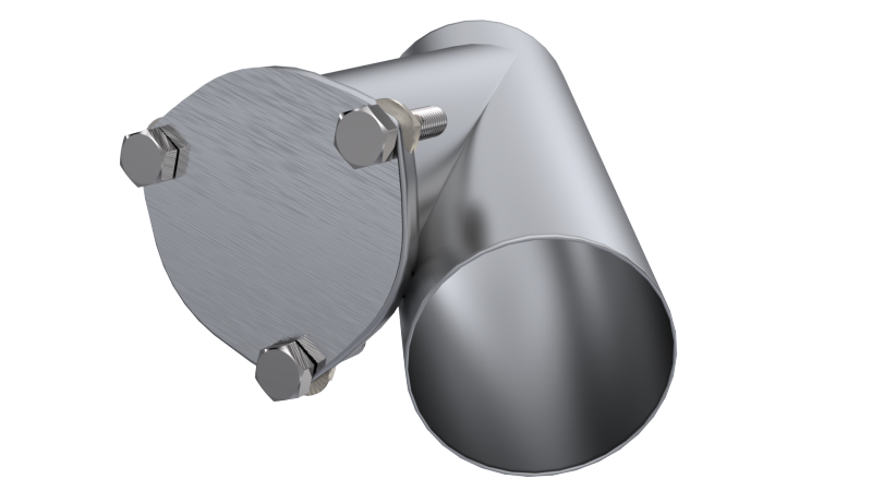 QTP 4in Weld-On QTEC Exhaust Cutout Y-Pipe - awdtuningtx